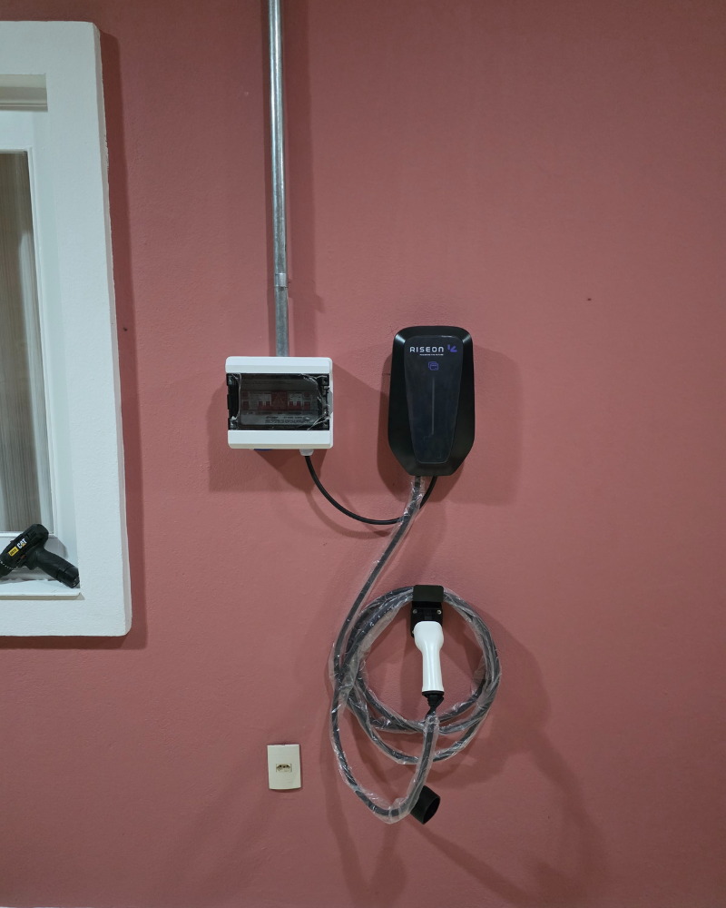 Instalação de Quadro de proteção para veículos elétricos residencial